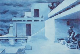 La casa, 1998 Óleo 130 x 195 cm  