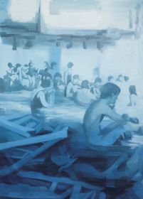 Sin título  1998 Óleo/lino 162 x 115 cm