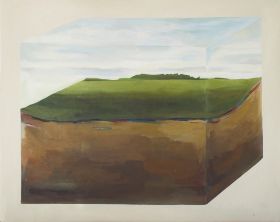 Paisaje de Arazena, 2007 Óleo 130 x 162 cm