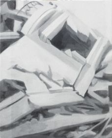 Derribo I, 2003 Óleo 81 x 67 cm