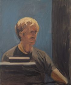 Músico. 2008 Óleo/lienzo 65 x 54 cm 