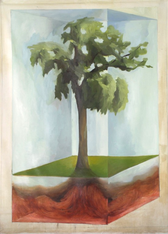 El Árbol de Guernica, 2008 Óleo 200 x 143 cm El Árbol de Guernica, 2008 Óleo 200 x 143 cm