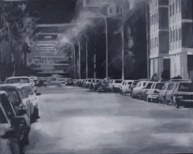 Ciudad Irreal I, 1994 Óleo 130 x 162 cmn Ciudad Irreal I, 1994 Óleo 130 x 162 cmn