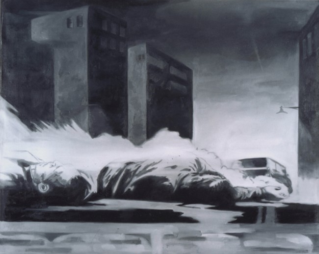 Ciudad Irreal II, 1994 Óleo 130 x 162 cm Ciudad Irreal II, 1994 Óleo 130 x 162 cm