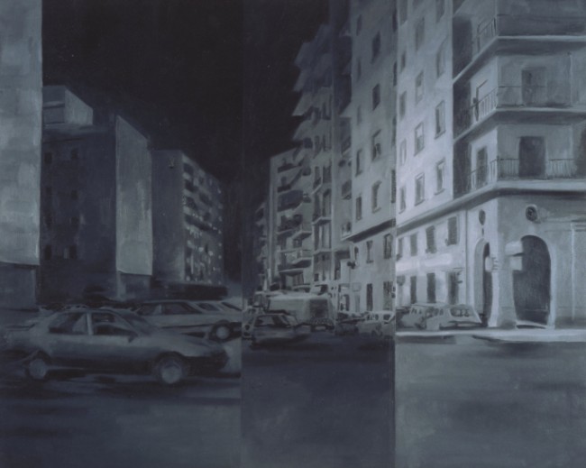 Ciudad Irreal VI, 1995 Óleo 130 x 162 cm Ciudad Irreal VI, 1995 Óleo 130 x 162 cm