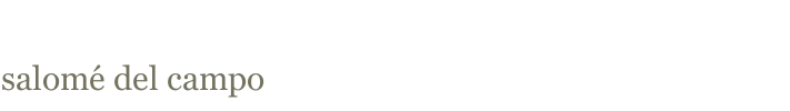 salomé del campo